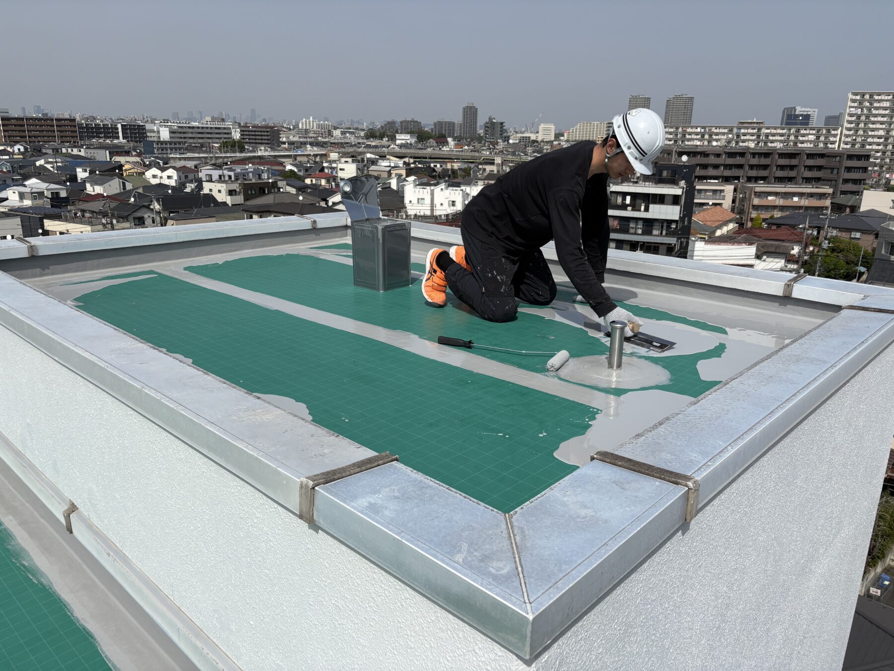 川崎市 Kマンション 屋上防水工事