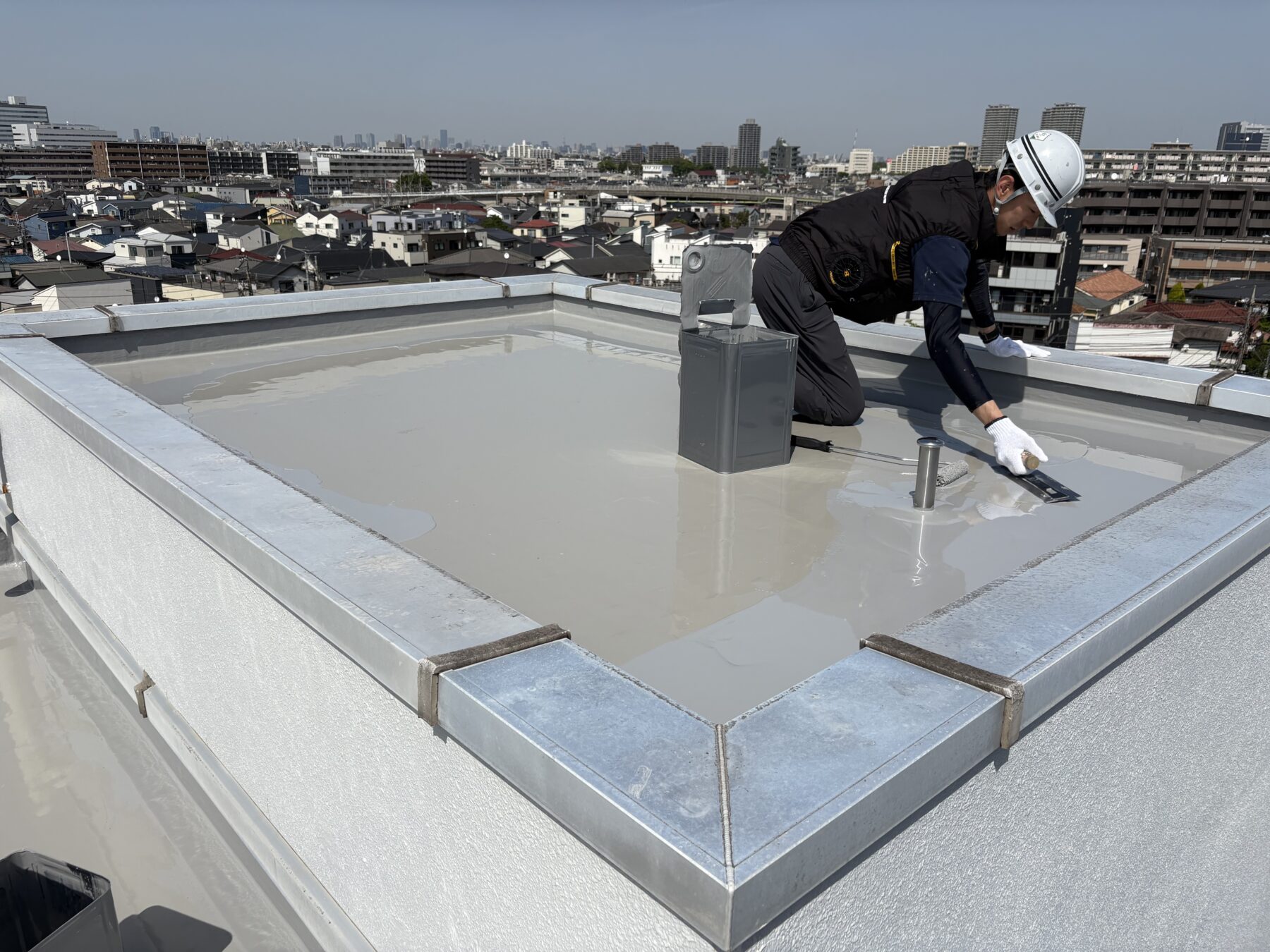 川崎市 Kマンション 屋上防水工事