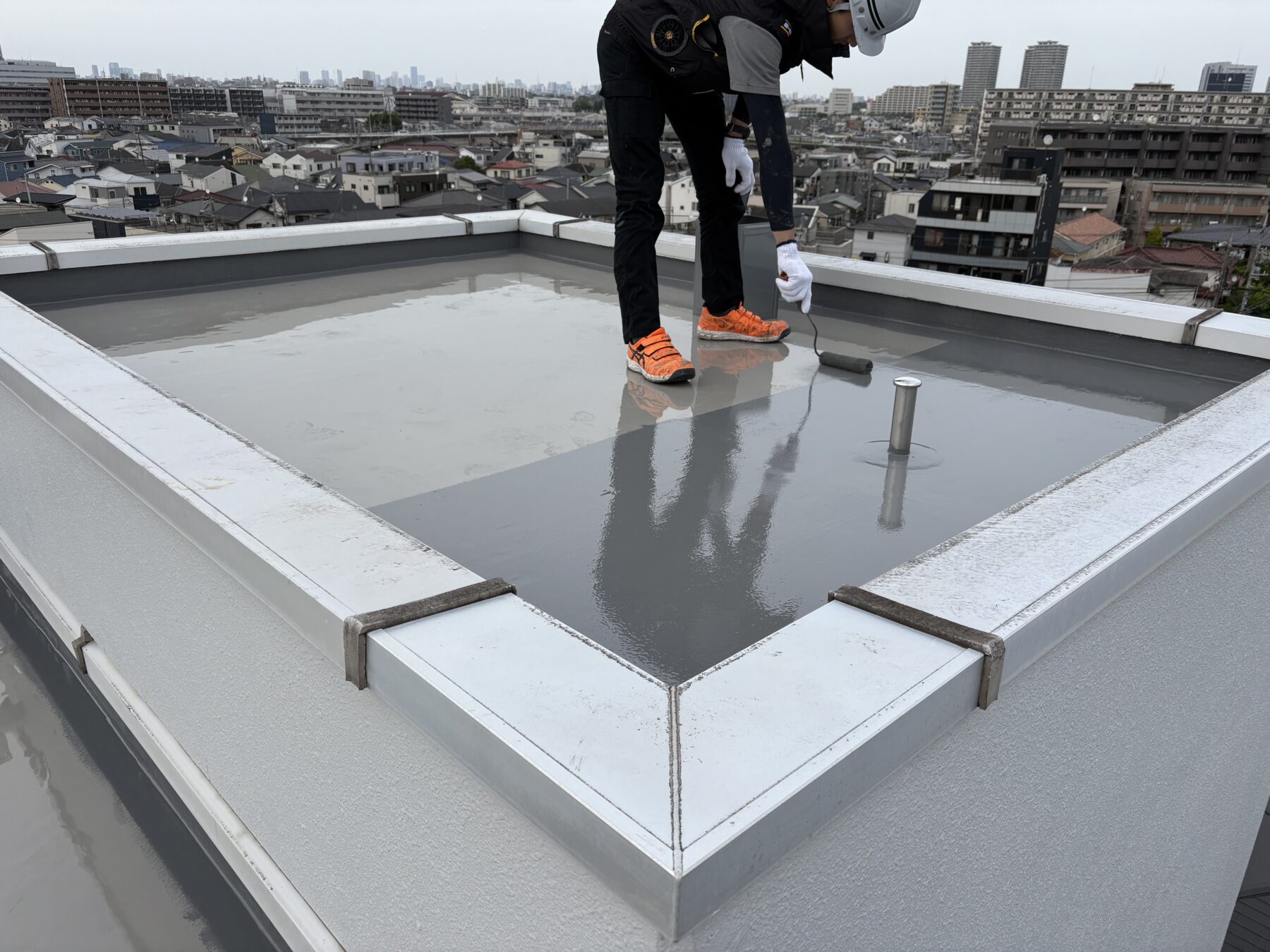 川崎市 Kマンション 屋上防水工事