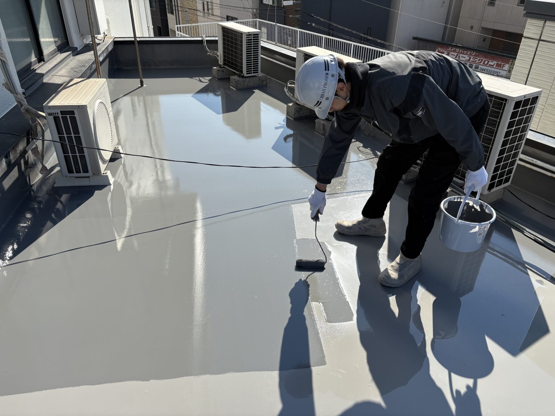 川崎市 Kマンション 屋上防水工事